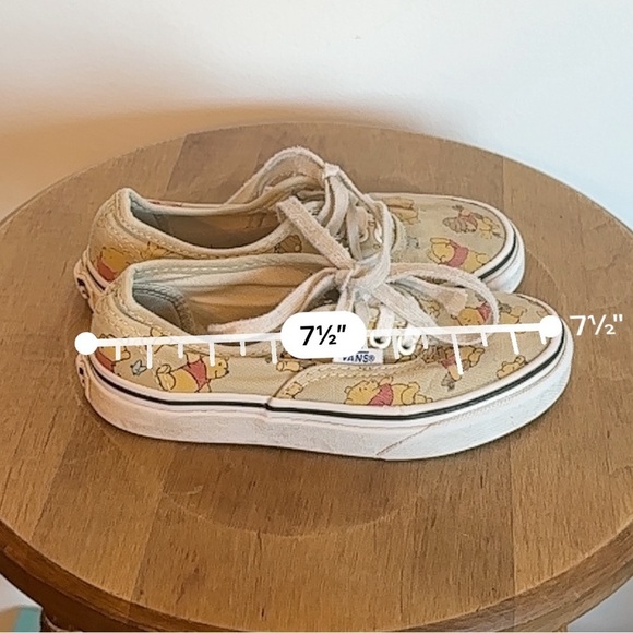 VANS Winnie the Pooh Kids  Sneakers Size 13 Honey Pot Toddlers Runners Shoes - Picture 15 of 16